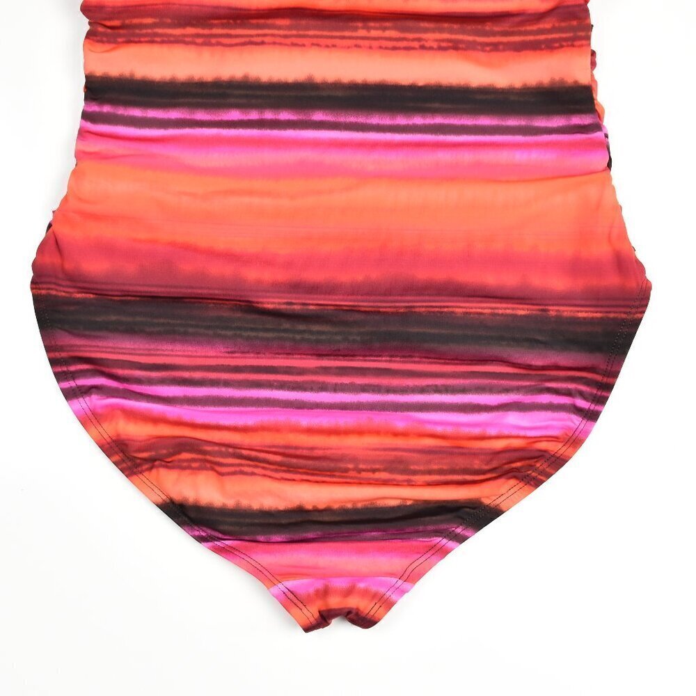 La Blanca Island Goddess Ruched Front Bandeau Swimsuit - 10 - Picture 5 of 9